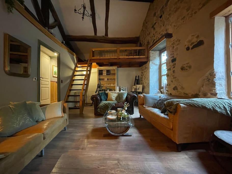 Maison Vigneron - Maison Et Studio Saint-Didier-sur-Beaujeu エクステリア 写真