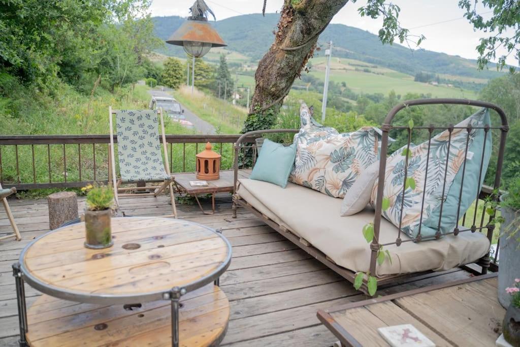Maison Vigneron - Maison Et Studio Saint-Didier-sur-Beaujeu エクステリア 写真
